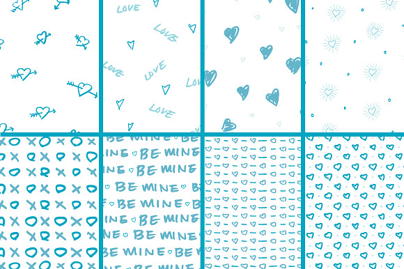 Valentine's Pattern Set in Patterns - product preview 4