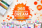 365 Watercolor Dream Textures