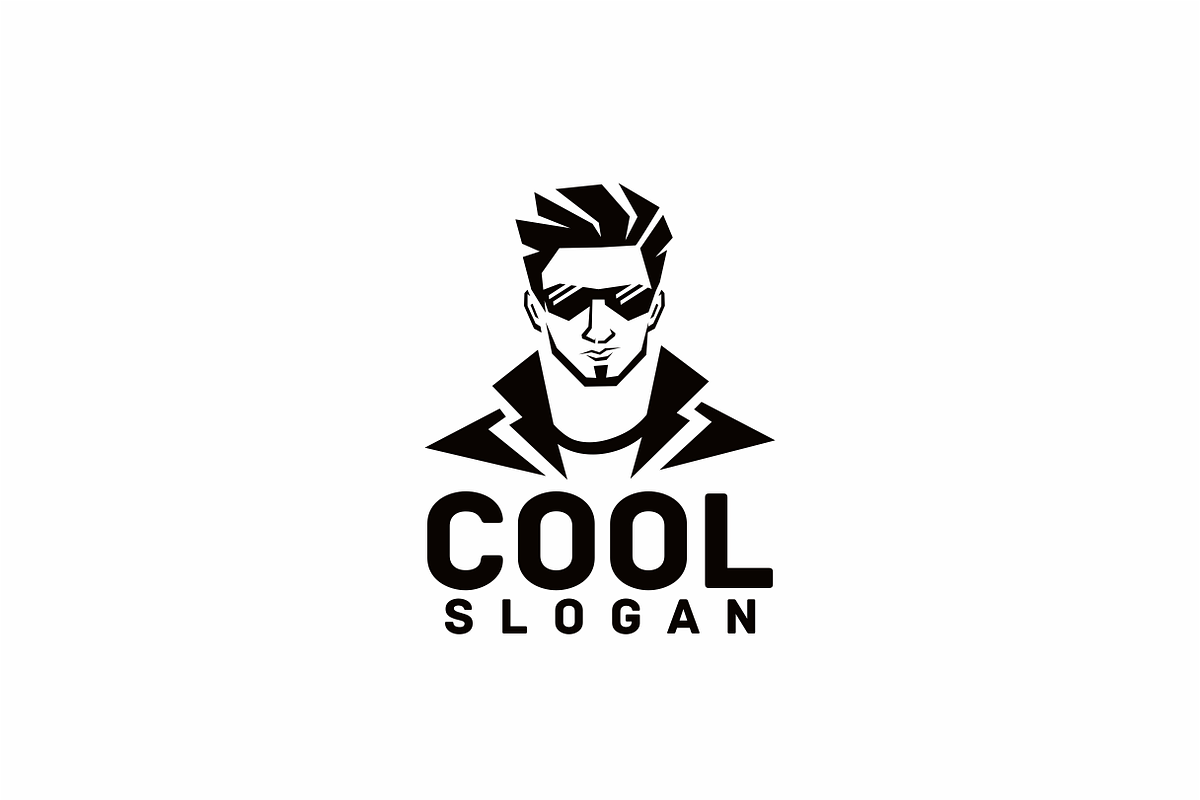 Cool Man  in Logo Templates - product preview 8
