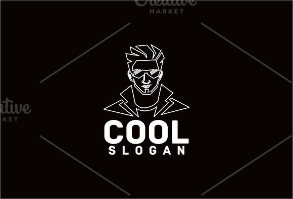 Cool Man  in Logo Templates - product preview 2