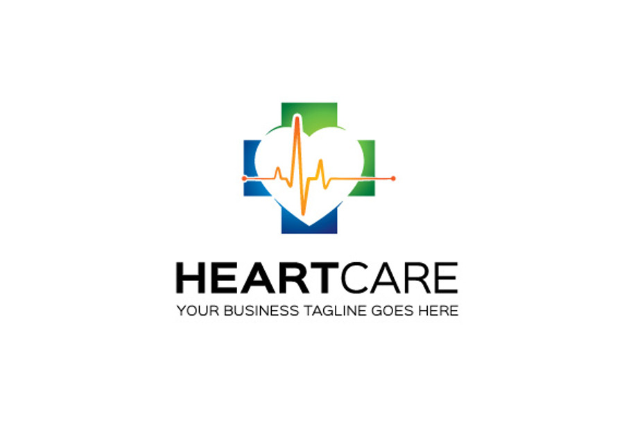 HeartCare Logo Template