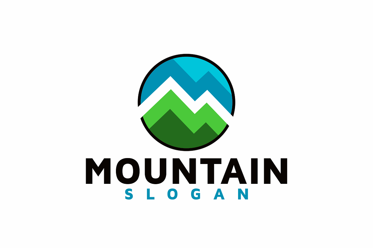 Mountain  in Logo Templates - product preview 8