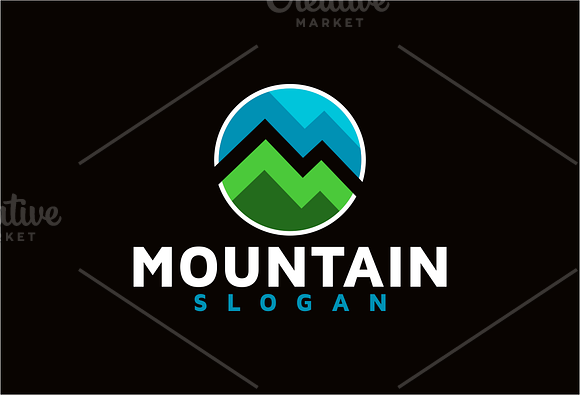 Mountain  in Logo Templates - product preview 1