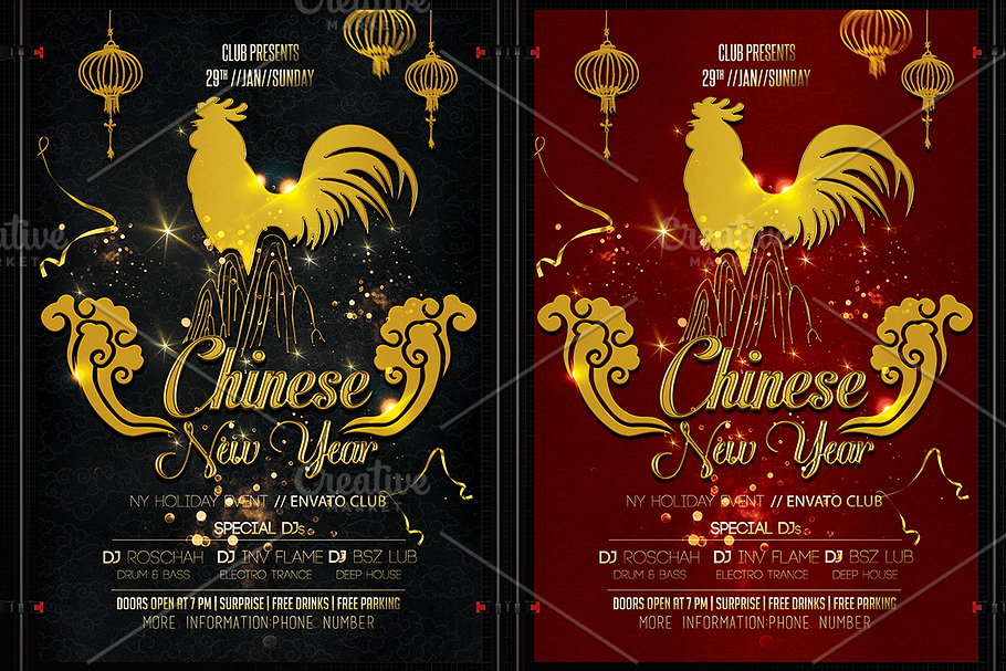 Chinese new year flyer in Flyer Templates - product preview 8