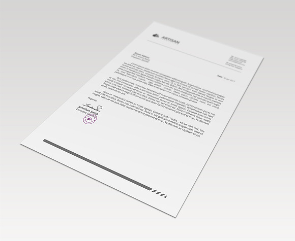 Corporate Letterhead in Stationery Templates - product preview 5