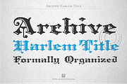 Archive Harlem Title