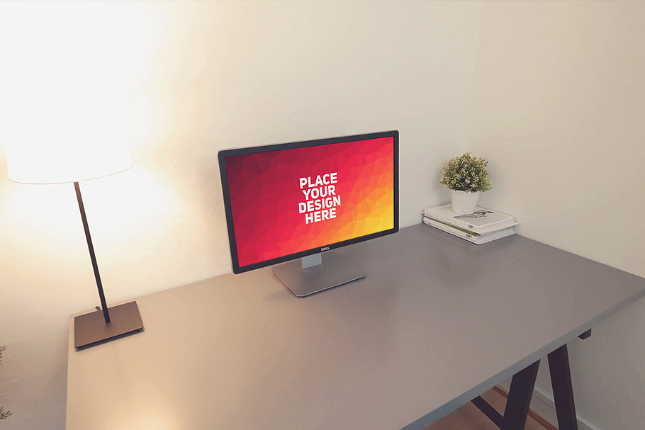 Monitor Mock-up#44 in Product Mockups - product preview 8