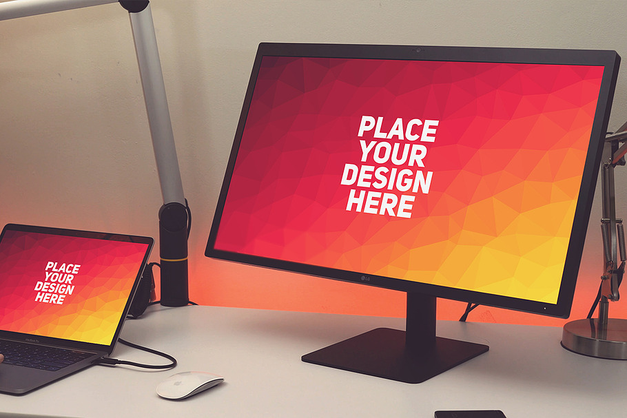 Monitor Mock-up#49 in Product Mockups - product preview 8