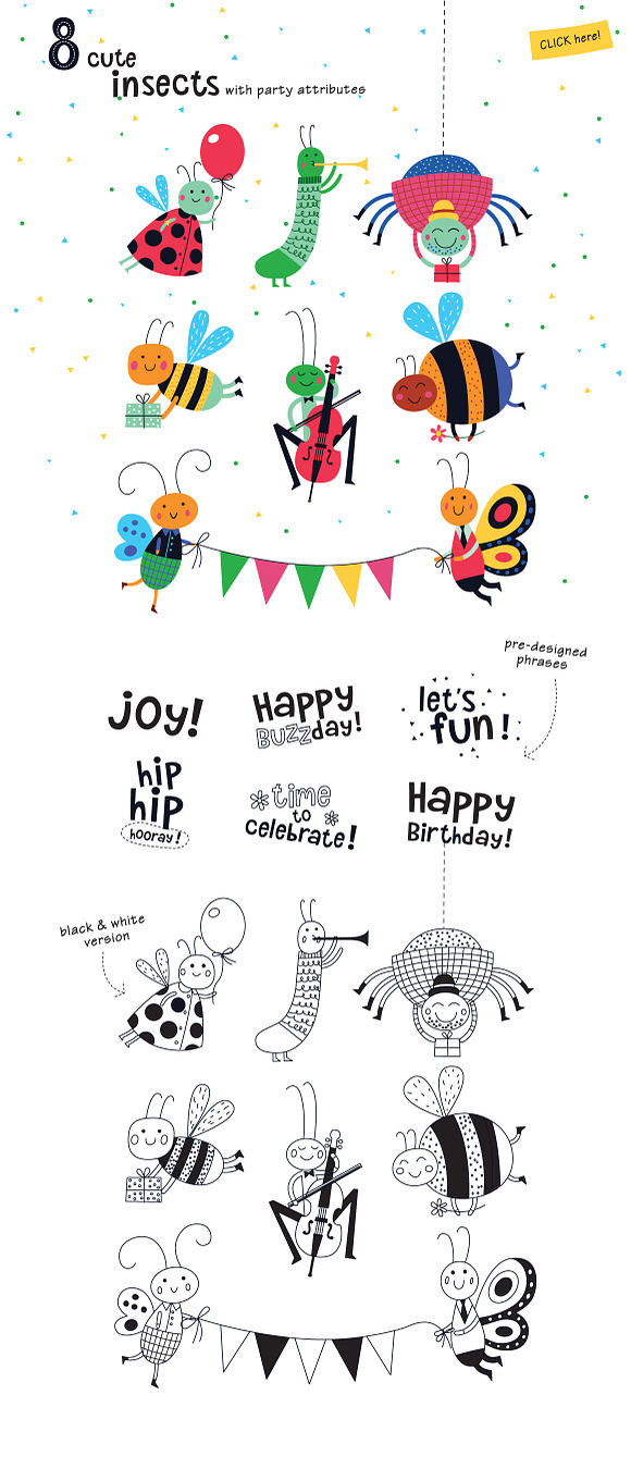 Happy BUZZday! in Illustrations - product preview 1
