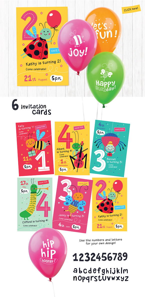 Happy BUZZday! in Illustrations - product preview 2