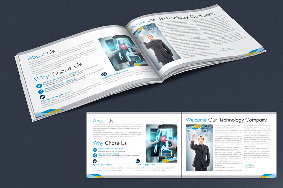 Technology Brochure Catalog in Brochure Templates - product preview 1
