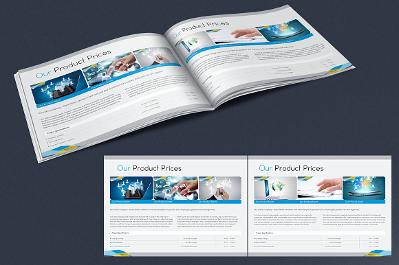 Technology Brochure Catalog in Brochure Templates - product preview 3