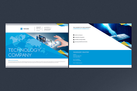 Technology Brochure Catalog in Brochure Templates - product preview 4