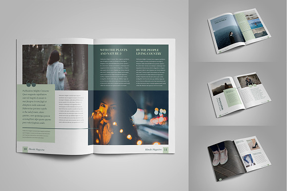 Blonde Magazine Template V13 in Magazine Templates - product preview 4