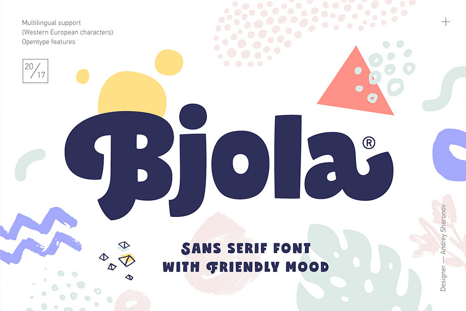 Bjola Sans Serif in Sans-Serif Fonts - product preview 8