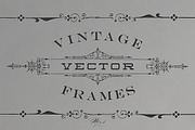 Vintage Vector Titling Frames