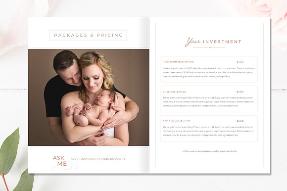 Newborn Photo Magazine INDD in Magazine Templates - product preview 3