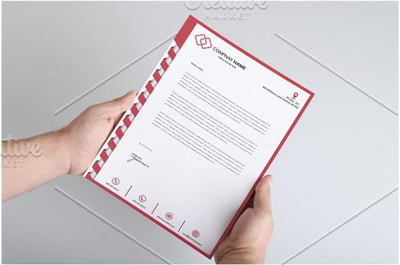 Corporate Letter Head in Stationery Templates - product preview 5