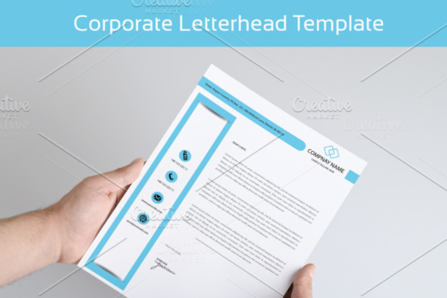 Creative & Modern Letter head in Stationery Templates - product preview 8