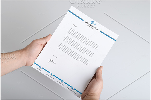 Global Letter Head in Stationery Templates - product preview 1