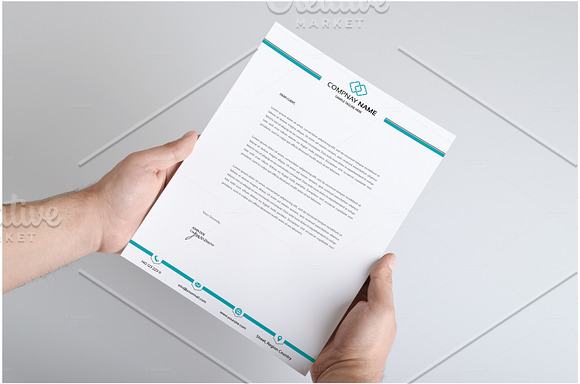 Global Letter Head in Stationery Templates - product preview 2