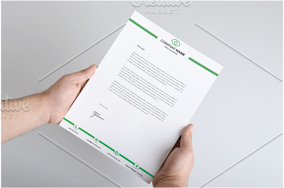 Global Letter Head in Stationery Templates - product preview 3