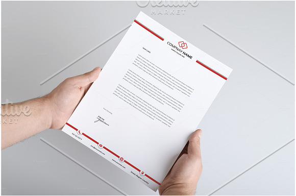 Global Letter Head in Stationery Templates - product preview 4