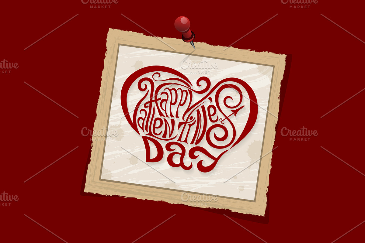 Happy Valentines Day vector design in Illustrations - product preview 8