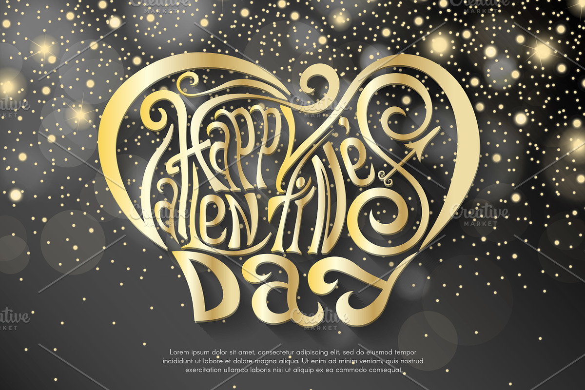 Happy Valentines Day vector design in Illustrations - product preview 8