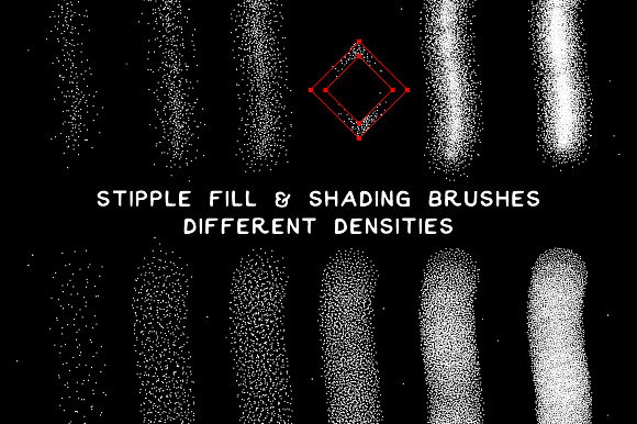 Stipple Master AI & PS Brushes in Photoshop Brushes - product preview 1