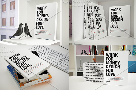 Book Mock-ups - 10 poses in Print Mockups - product preview 2