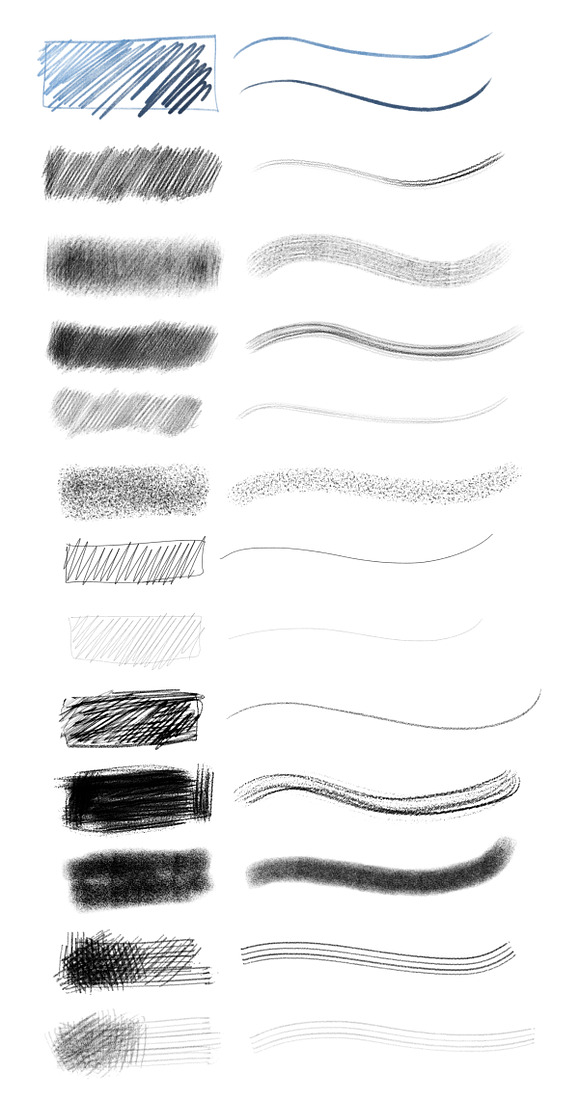 The Sketcher Collection Brushes in Photoshop Brushes - product preview 10