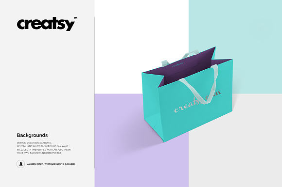 Paper Bags Mockup Set in Product Mockups - product preview 7