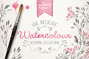 Watercolor wedding collection vol 1