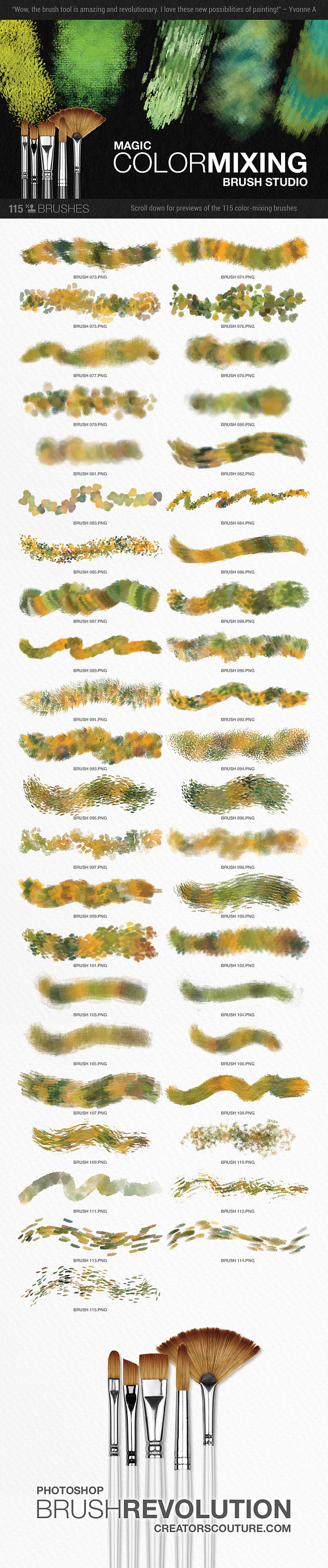 Modern Impressionist PS Brush Studio in Photoshop Brushes - product preview 5