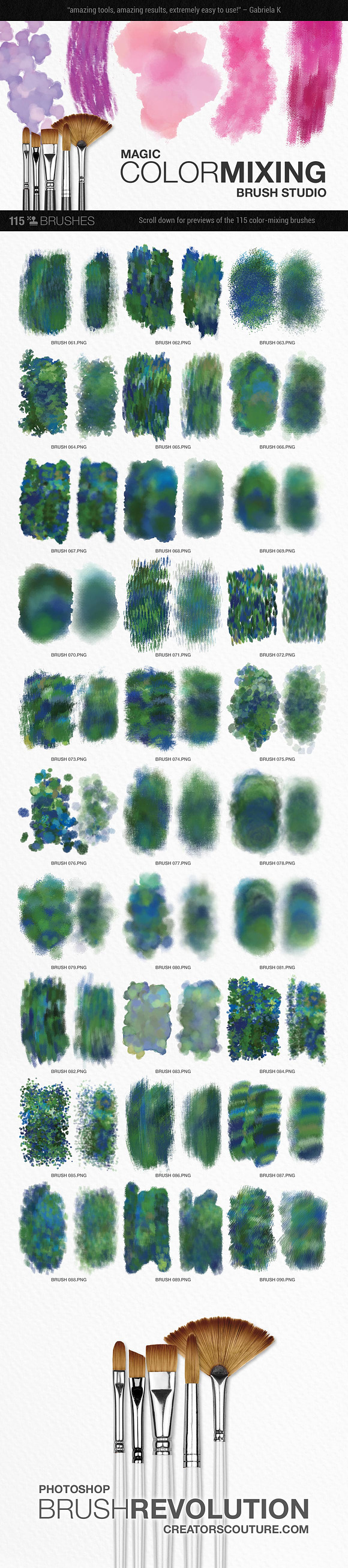 Modern Impressionist PS Brush Studio in Photoshop Brushes - product preview 8