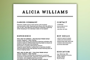 CV Template | Simple Resume Package