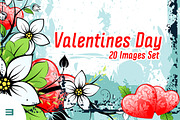 Set of Valentine's Day Images