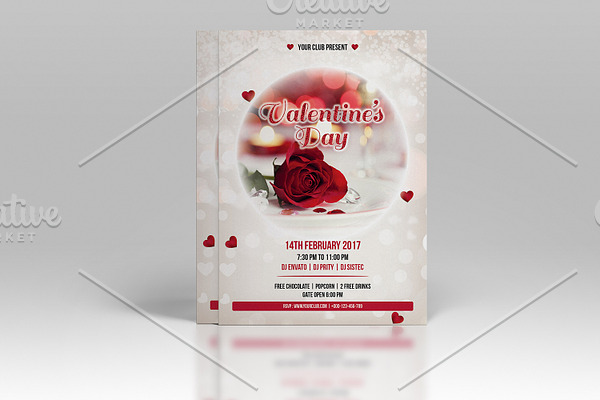 Valentines Day Party Flyer-V472