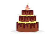 Chocolate cake for birthdays