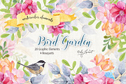Bird Garden - Watercolor Set