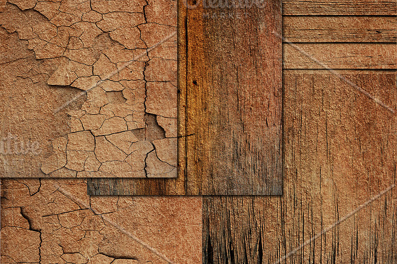 10 BROUN DISTRESSED WALL BACKGROUNDS in Textures - product preview 1