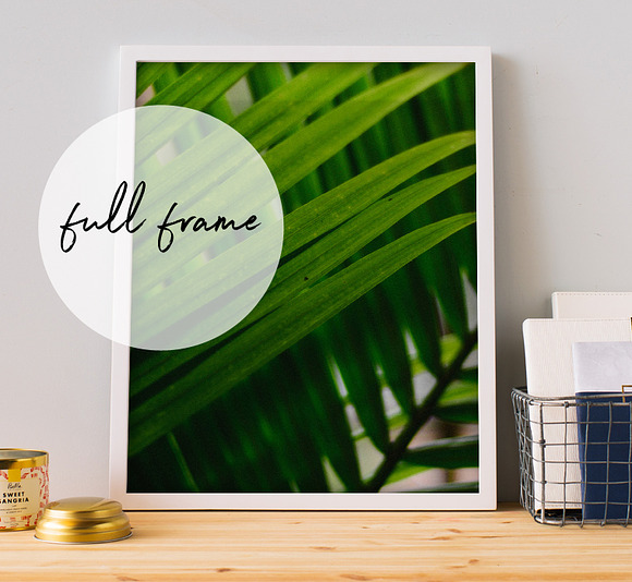 Large White Frame Mockup Vertical in Print Mockups - product preview 2