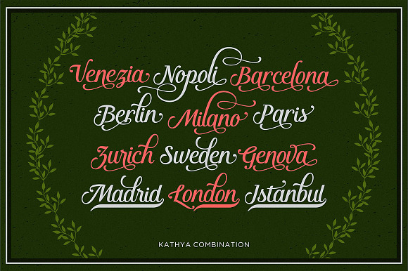 Kathya Script in Script Fonts - product preview 3