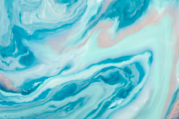 Aqua Modern Marble Ink Textures in Textures - product preview 2