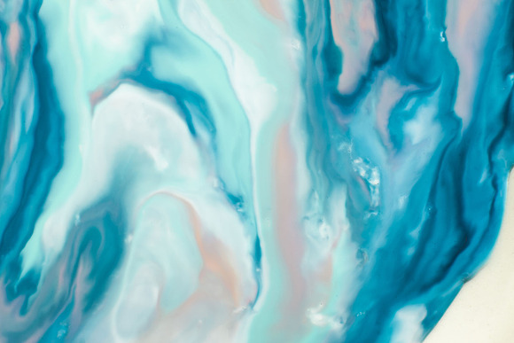 Aqua Modern Marble Ink Textures in Textures - product preview 3