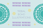 Tribal Boho Illustrations