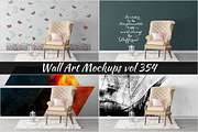 Wall Mockup - Sticker Mockup Vol 354