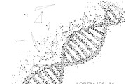 abstract DNA concept