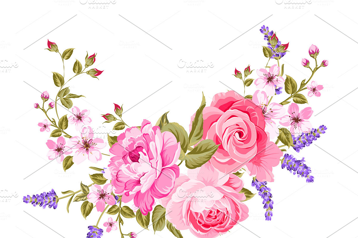 The lavender elegant card. in Illustrations - product preview 8
